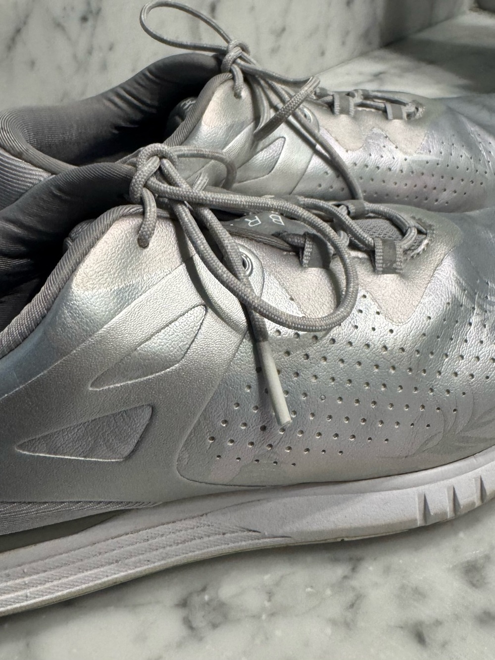 Under Armour Silver/Gray Women's Athletic Sneakers